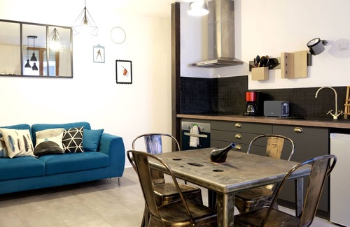 Rouen City Centre Apartamento | T2 renovado, estilo industrial, estación SNCF de 2 min.