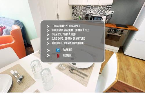 Meyzieu Nord Ouest Apartamento | T2 Sweet Horizon 4 - OL Valley