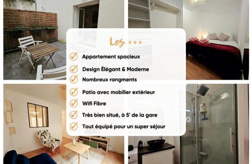 Angouleme Apartamento | T2 tout confort - Proche Gare - Patio