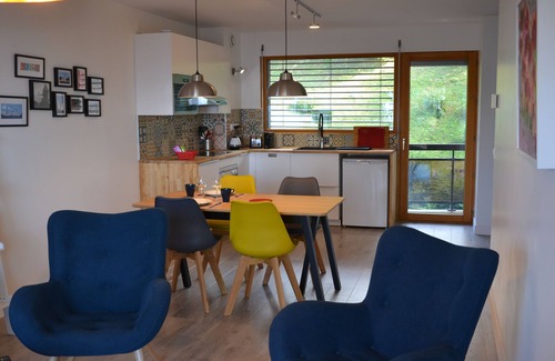 Evian-les-Bains Apartamento | Appart T3: excelente vista al lago, cerca del centro de la ciudad, baños termales, muelle