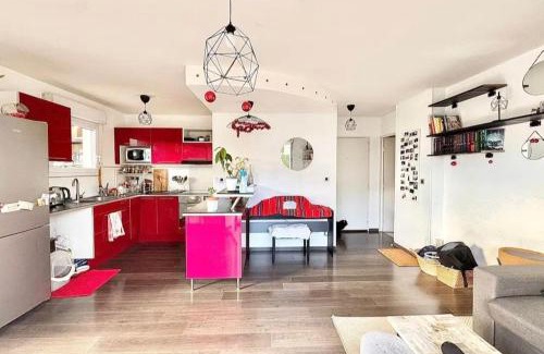 Croix-d'Argent Apartamento | T3 Lumineux et convivial, Parking Privé