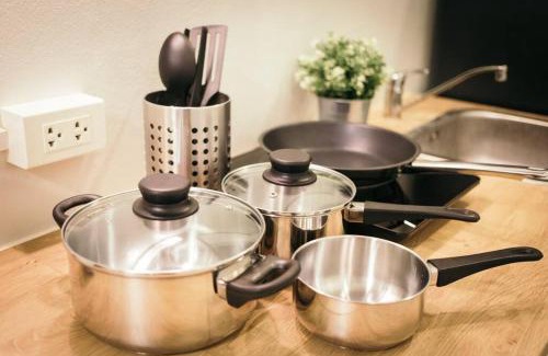 Khlong San Apartamento | T4 Two Bedrooms Full kitchen/1 min to BTS