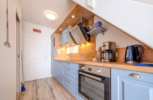 Saint-Vaast-la-Hougue Apartamento | Apartamento con vistas al mar y estilo