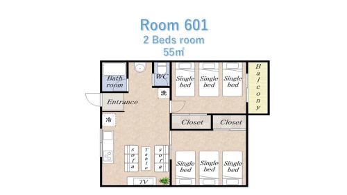 Nishishinsaibashi Apartamento | TEIOH Nishi shinsaibashi