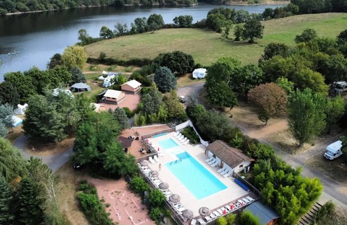 Saint-Paul-de-Vezelin Casa | Tent Safari Lodge Naturnahe See 5 Personen