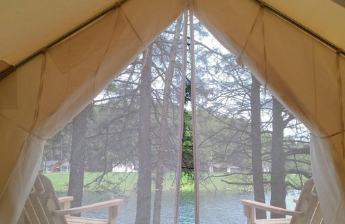 Hamlin Alquiler De RV | Tentrr Signature Site - Lakeview Glampsite "Hilltop Haven" (G1)