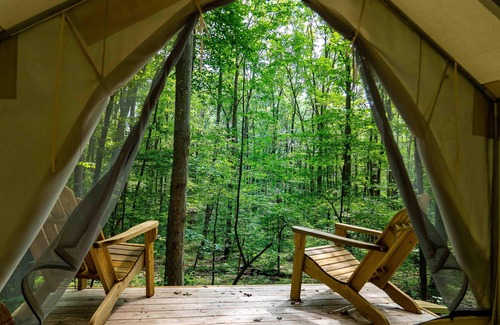 Gans Alquiler De RV | Tentrr State Park Site - WV Coopers Rock State Park - Site B - Single Camp