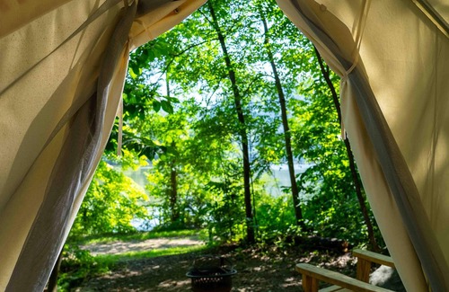 Ansted Alquiler De RV | Tentrr State Park Site - WV Hawk's Nest State Park - Site G - Single Camp
