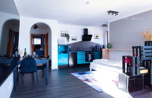 Steinenbronn Apartamento | Terminal Design Apartments - Terrasse & Waiputv
