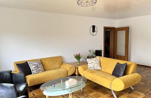 Biedenkopf Apartamento | Terrasse mit Ausblick