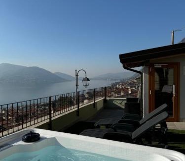 Predore Apartamento | Terrazza sulle mura