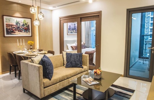 Hang Xanh Apartamento | The apartment is located in the Landmark 81 commercial center
