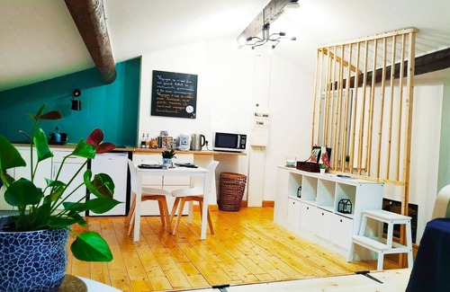 L'Arbresle Apartamento | El apartamento y azul: Estudio de 30 m².