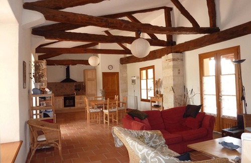 Noailles Casa | The Barn - Granero de piedra blanca con piscina entre Cordes-sur-Ciel y Albi