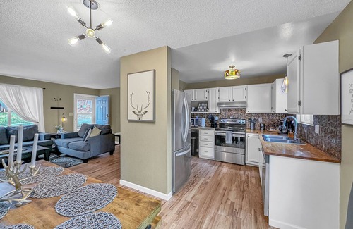 Colorado Springs Casa | The Base Camp at Red Rock Canyon- A block from hiking & biking trails!