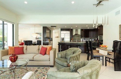 Indian Canyon Casa | The Betty Grable Estate On The Golf Course In Indian Canyons Neighborhood! Incredible Mountain Views!