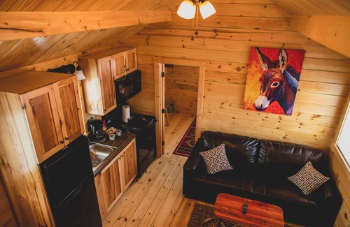 Amarillo Cabina | The Big Texan - Cabins & Wagons