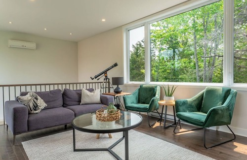 Saint Donat Chalet De Esquí | The Blomidon | BBQ & Fireplace | Workspace