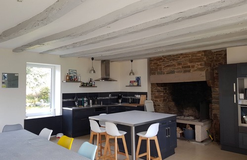Roz-Landrieux Casa | El Palacio Bretón - Gîte de France 4 orejas - 5 dormitorios - Piscina privada