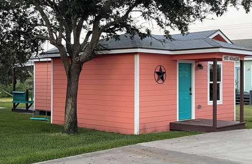 Port O Connor Cabina | Solo lo básico ~ Cama y baño
