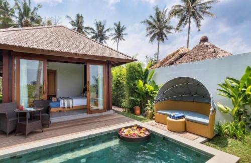 Lodtunduh Hotel | The Calm Ubud - 1BR Romance Villa with Rice Field View