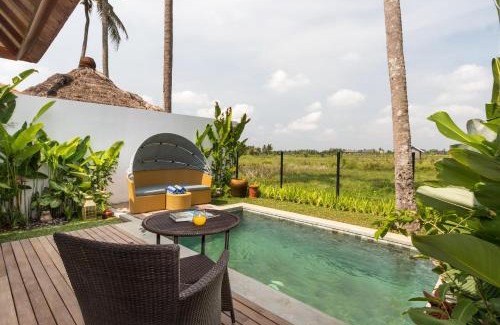 Lodtunduh Hotel | The Calm Ubud - 1BR Romance Villa with Rice Field View