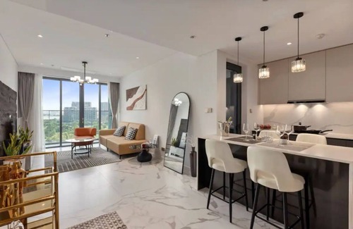 Ho Chi Minh City Apartamento | The Crest-Metropole with Bathtub Skyline City view
