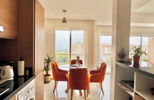 Taghazout Apartamento | The Elegant with Sea View & Pools - Taghazout Bay