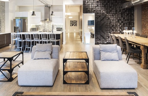 Downtown Montreal Apartamento | El Ejecutivo Loft | Loft de 4 suites en el hotel Holland, en el centro