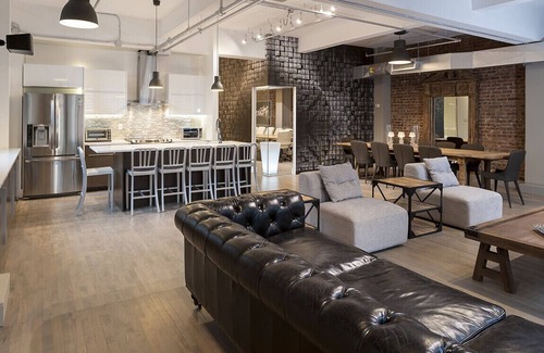 Downtown Montreal Apartamento | El Ejecutivo Loft | Loft de 4 suites en el hotel Holland, en el centro