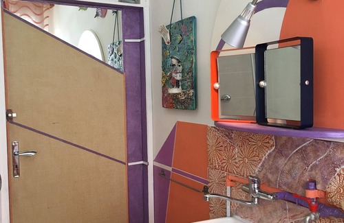 Bellariva Apartamento | La sala en el taller de arte.