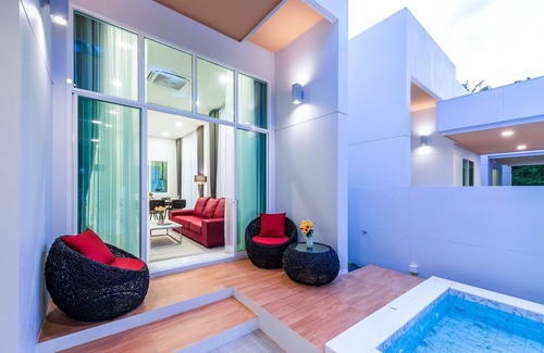 Krabi Villa | The Garnet Light Pool Villa Aonang Krabi ,Cozy 3BR Pool Villa, 5 mins to beach