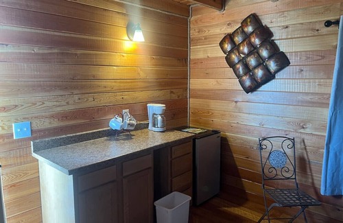 Hot Springs Cabina | The "Glacier" @ Hot Springs Campground & RV