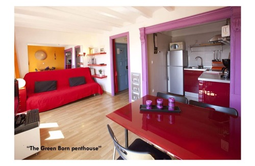 La Ribera Apartamento | Fantástico ático con terraza privada en el BORN. Vistas impresionantes