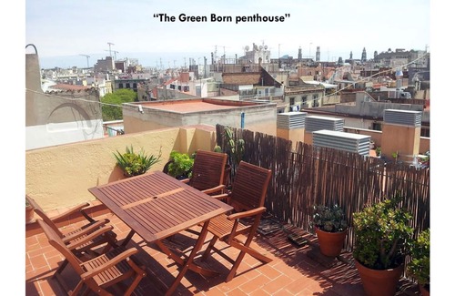 La Ribera Apartamento | Fantástico ático con terraza privada en el BORN. Vistas impresionantes