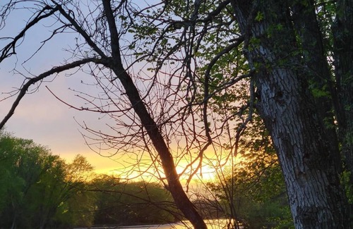 Paris Cabaña | The Hersey Hideout, riverfront on the Muskegon