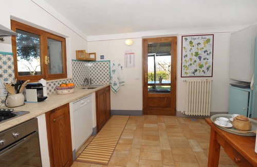 Monticchiello Casa | La Casa Annavittoria / jardín en la aldea de Monticchiello