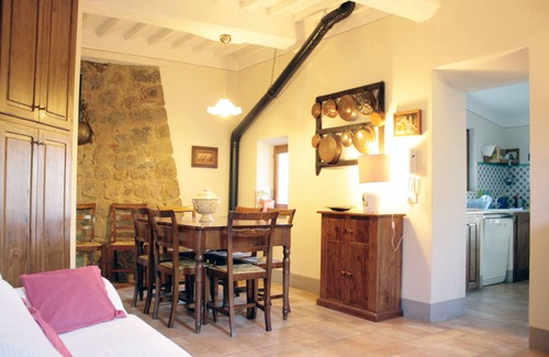 Monticchiello Casa | La Casa Annavittoria / jardín en la aldea de Monticchiello