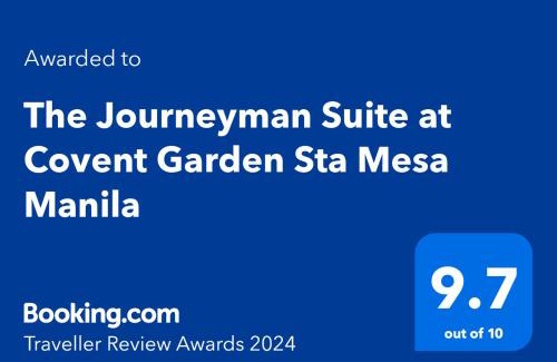 Santa Mesa Apartamento | The Journeyman Suite at Covent Garden Sta Mesa Manila