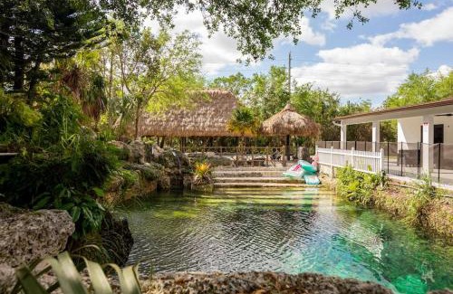 Homestead Casa | The Lake House Mia Natural Pool Wellness Center Pool Table Ping Pong Family