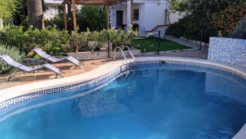 Torremolinos Casa | The Lemon Grove House - large private garden, private pool - perfect for families