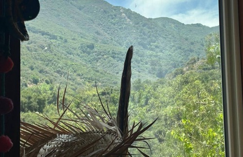 Topanga Cabaña | The Loft at Topanga Canyon: Cottage Retreat with Trails, Creek & Mountain View