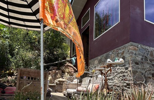 Topanga Cabaña | The Loft at Topanga Canyon: Cottage Retreat with Trails, Creek & Mountain View