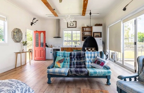Te Horo Apartamento | The Mars Barn, Sauna, Stars & Serenity