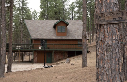 Rapid City Cabina | The Meadow Inn - Secluded Central Black Hills Cabin! WiFi!