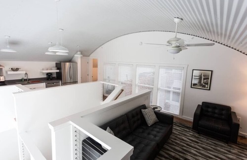 Bywater Casa | The Moon - Quonset Hut Vacation Rental Heated Pool