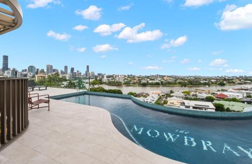 East Brisbane Apartamento | "The Mowbray"-Luxury,rooftop pool,gym,free parking