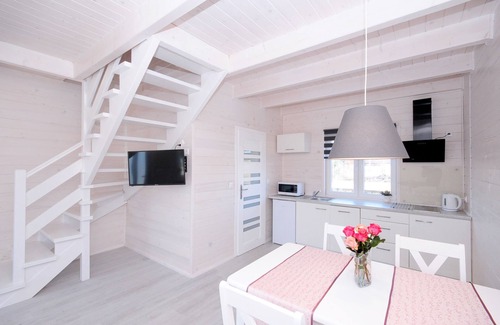 Grzybowo Casa | El recién construido "White Cottage Lux", Grzybowo en Um Kolberg, 1-6 personas