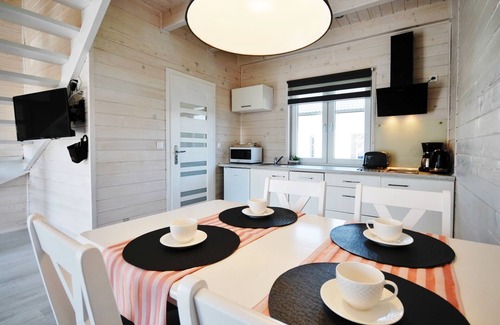 Grzybowo Casa | El recién construido "White Cottage Lux", Grzybowo en Um Kolberg, 1-6 personas