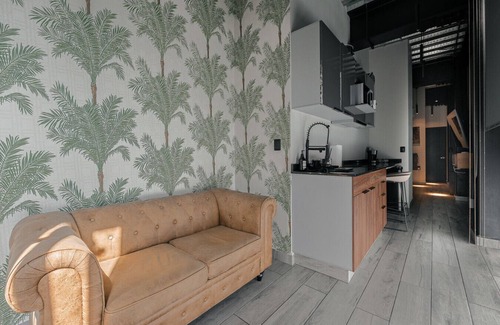 Benito Juarez Apartamento | The Palm Loft 3 – Confort Moderno con Cocina Equipada